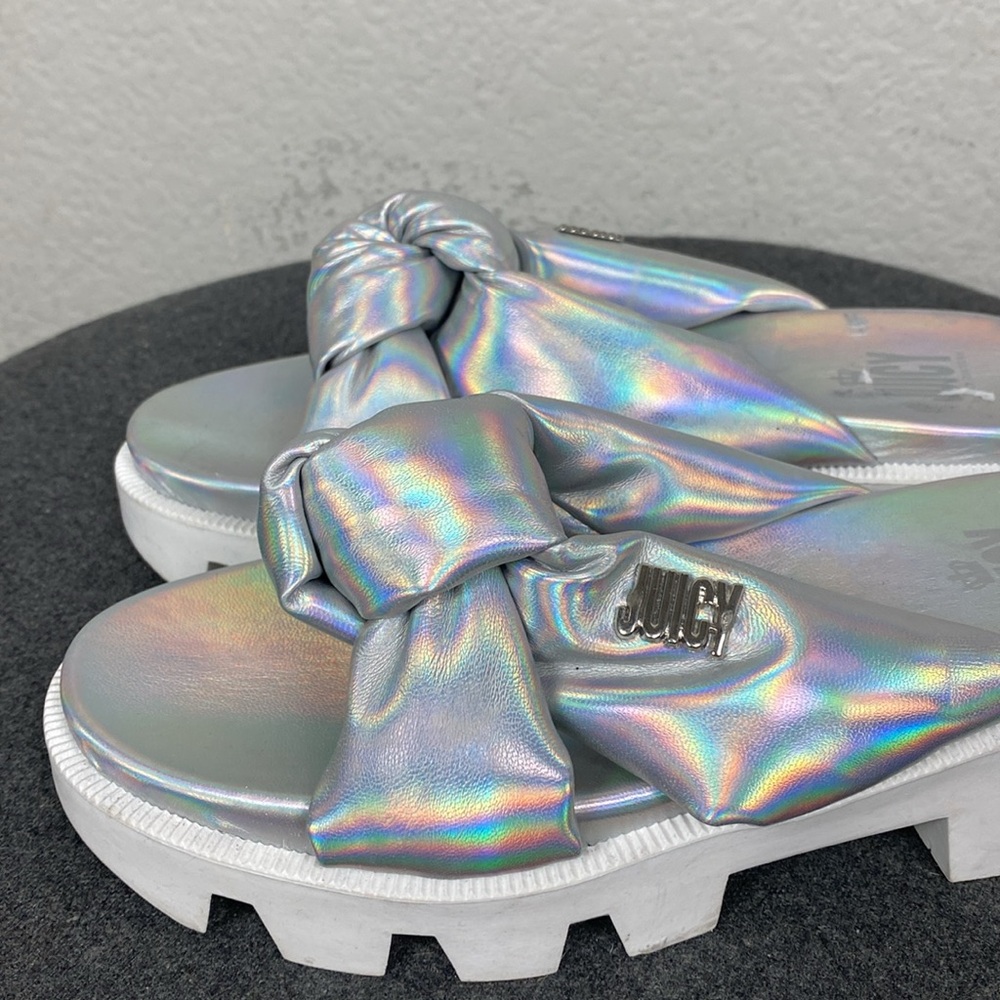 Juicy couture hologram open toe sandals - Picture 3 of 8